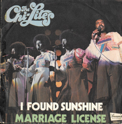 The Chi-Lites - I Found Sunshine (7", Single)