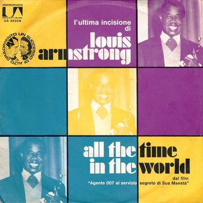 Louis Armstrong - All The Time In The World (7", RE)