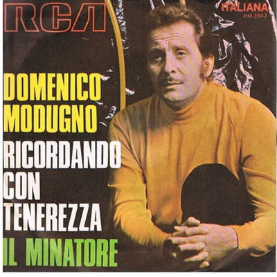 Domenico Modugno - Ricordando Con Tenerezza / Il Minatore (7", Mono)