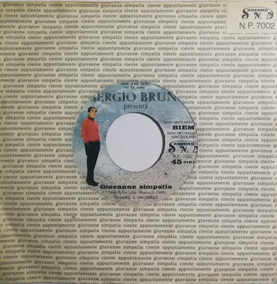 Sergio Bruni - Giuvanne Simpatia / Ciente Appuntamente (7", Jukebox)