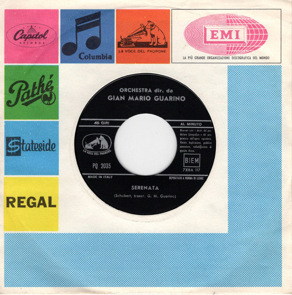 Gian Mario Guarino E La Sua Orchestra - Serenata / Ave Maria (7")
