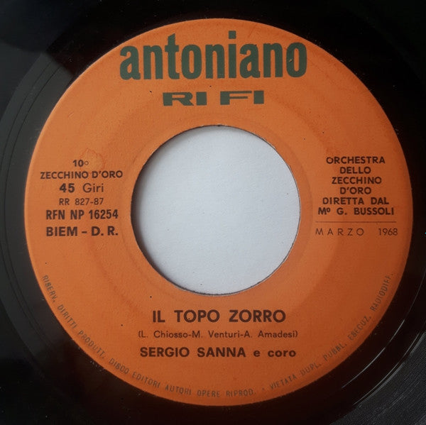 Sergio Sanna, Daniela Ruiu - Il Topo Zorro / Abracabra (7")