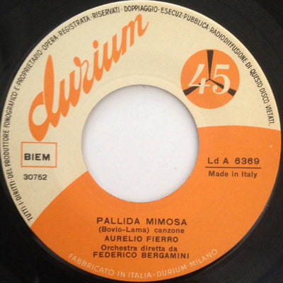 Aurelio Fierro - Pallida Mimosa / Vipera (7")
