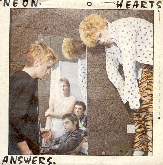 Neon Hearts - Answers (7", Single)