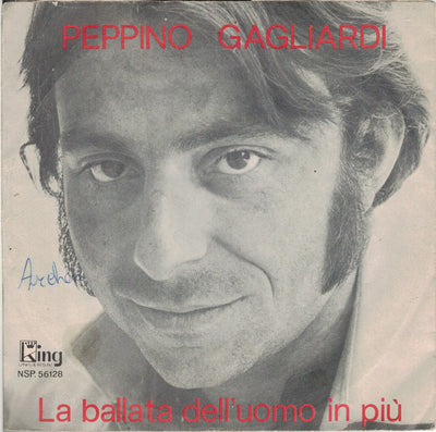 Peppino Gagliardi - La Ballata Dell'Uomo In Piu'  Passera' (7", Single, Mono)