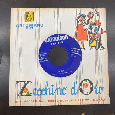 Piccolo Coro Dell'Antoniano - Cin Ciu E / La Nuvola Bianca E La Nuvola Nera (7")