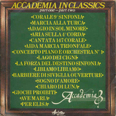 Accademia - Accademia In Classics (7")