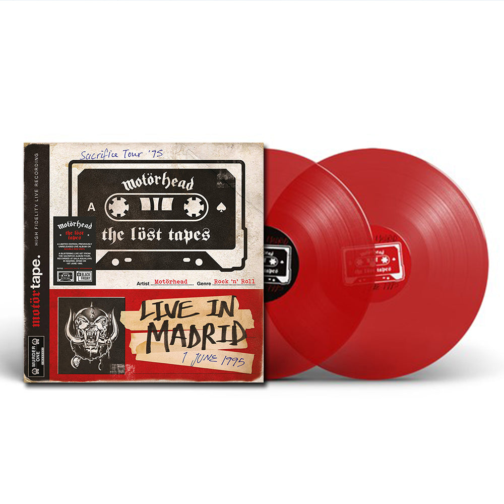 Motorhead - The Lost Tapes Vol.1, Live In Madrid 1 June 1995 (RSD 2021, Black Friday, 2LP, Red LTD, 180gr)