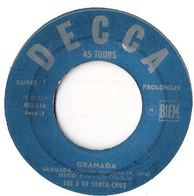 Los 3 de Santa Cruz - Granada (7", EP)