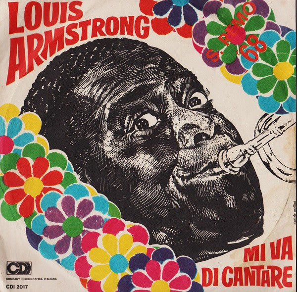 Louis Armstrong - Mi Va Di Cantare (7", Single)