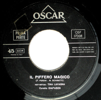 Tina Lavagna - Il Piffero Magico (7")