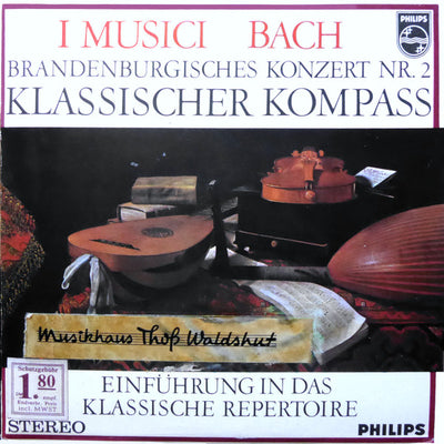 Johann Sebastian Bach, I Musici - Concerto Brandeburghese N. 2 (7")