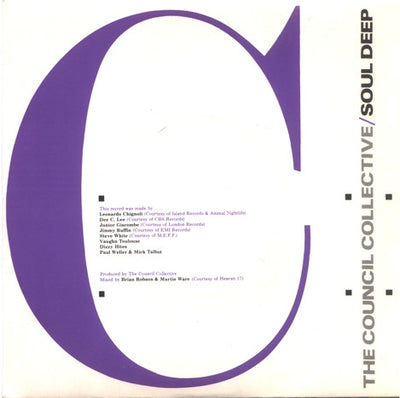 The Council Collective - Soul Deep (7", Single, Sil)