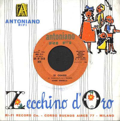 Daniele Conti, Gianni Sardella - Se Osassi / Il Pinguino Belisario (7")