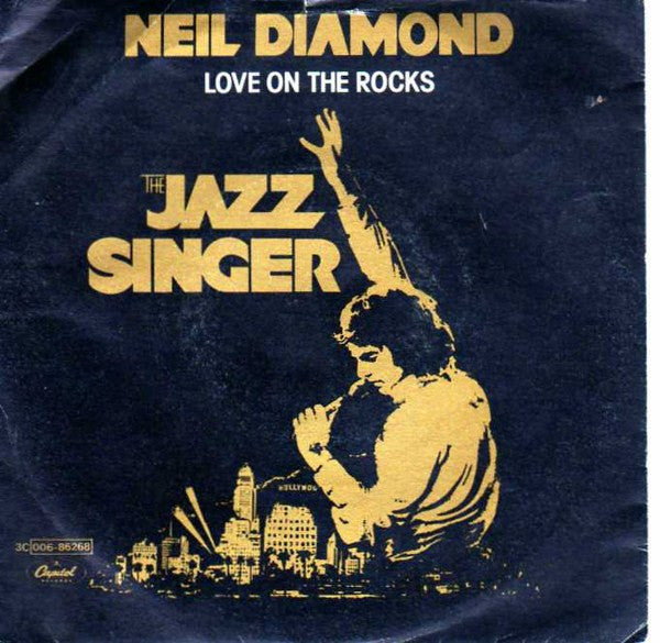 Neil Diamond - Love On The Rocks (7", Single, Pus)