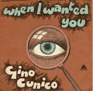 Gino Cunico - When I Wanted You (7")
