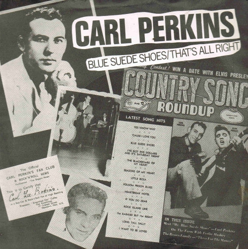 Carl Perkins - Blue Suede Shoes (7", EP)