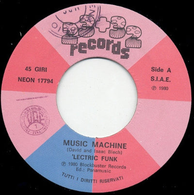 Lectric Funk - Music Machine (7", Single)