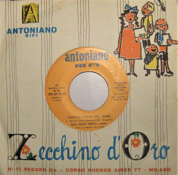 Enrico Bellati, Valentina Cadamuro - Il Pancho L'Eroe Del Texas / Festival Pop (7")