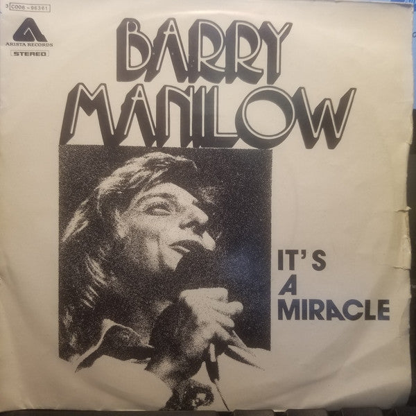 Barry Manilow - It's A Miracle (7", Single)