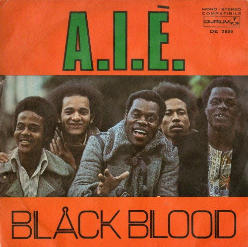 Black Blood - A. I. E. (7", Single)