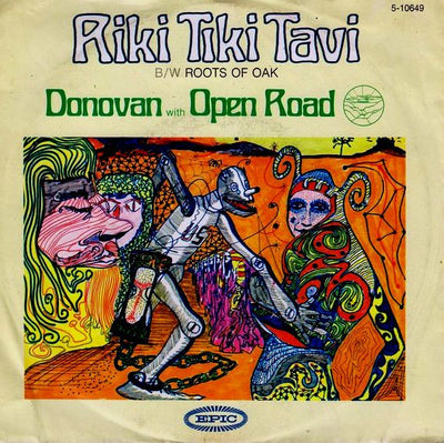 Donovan With Open Road - Riki Tiki Tavi (7", Single)