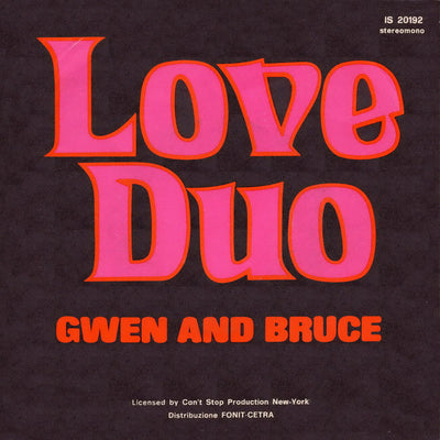 Gwen And Bruce - Love Duo (7")