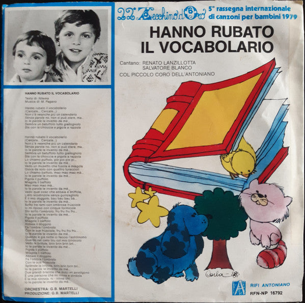 Various - Zecchino D'Oro 79 / Hanno Rubato Il Vocabolario (7", Single)