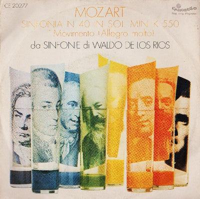 Waldo De Los Rios - Mozart Sinfonia N. 40 In Sol Min. K 550 (7")