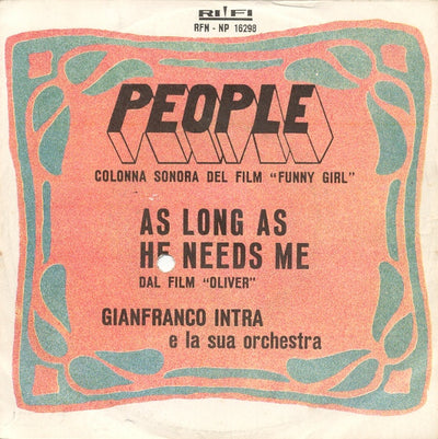 Gianfranco Intra E La Sua Orchestra - People (7")