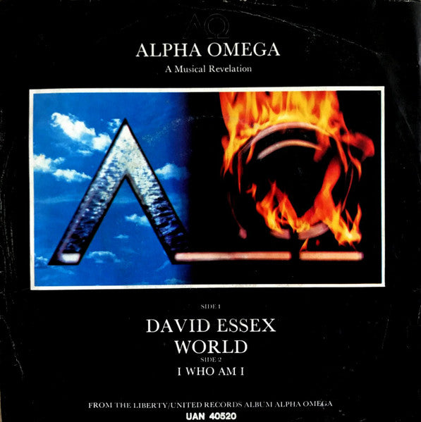 David Essex - World (Alpha Omega: A Musical Revelation) (7", Single)