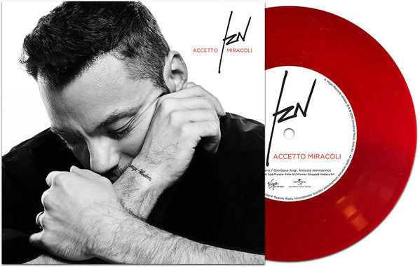 Tiziano Ferro - Accetto Miracoli (LTD, Rosso, Numerato, 7")