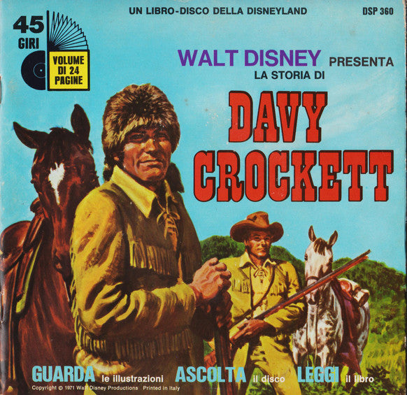 Franco Morgan - La Storia Di Davy Crockett (7")