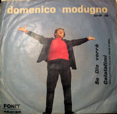 Domenico Modugno - Se Dio Vorrà / Calatafimi (7")