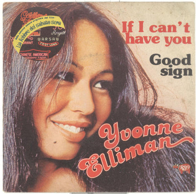 Yvonne Elliman - If I Can't Have You (7", Single)