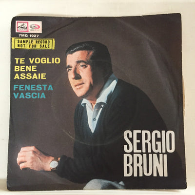 Sergio Bruni - Te Voglio Bene Assaie (7")