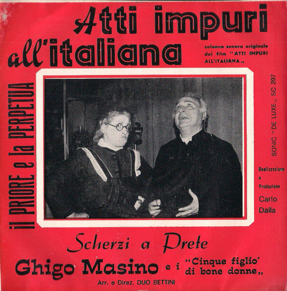 Ghigo Masino E Cinque Figlio' Di Bone Donne - Colonna Sonora Originale Dal Film Atti Impuri All'Italiana (7")