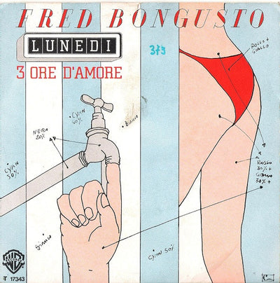 Fred Bongusto - Lunedì / 3 Ore D'Amore (7")