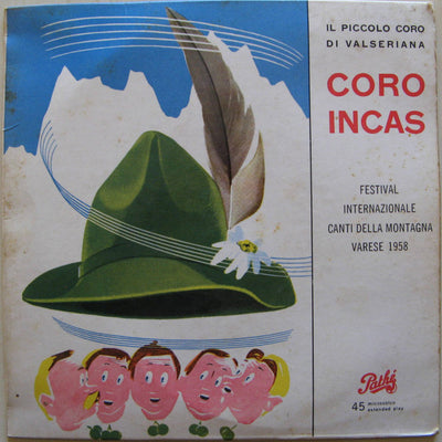 Il Piccolo Coro Di Valseriana Diretto Da Mino Bordignon - Festival Internazionale Canti Della Montagna Varese 1958 (7", EP)