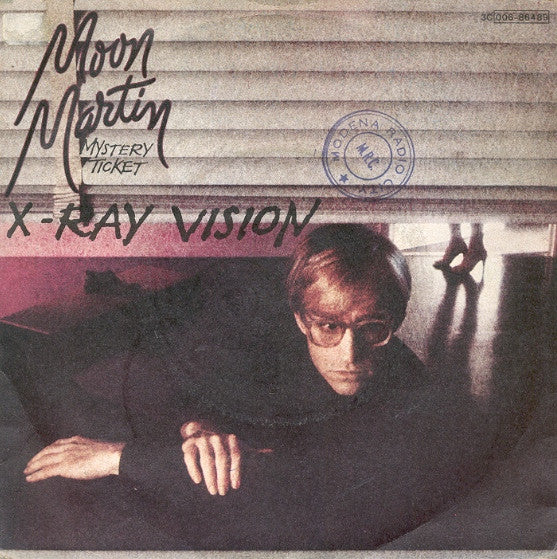 Moon Martin - X-Ray Vision (7", Single)