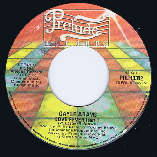 Gayle Adams - Love Fever (7")
