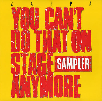 Frank Zappa - You Can'T Do That On Stage, Sampler (RSD 2020, 2LP, Yellow & Red Translucent, 180gr)