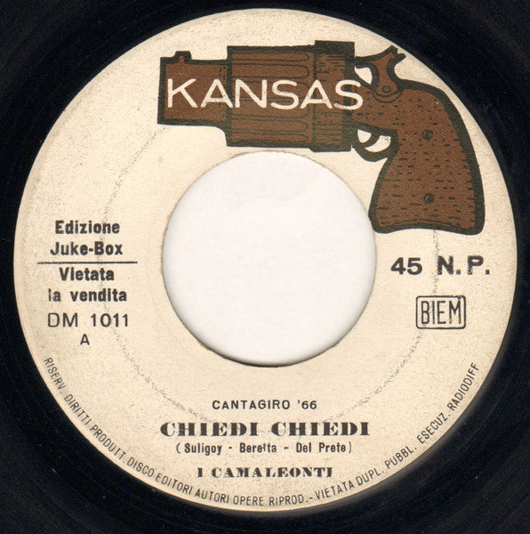 I Camaleonti - Chiedi Chiedi (7", Jukebox)