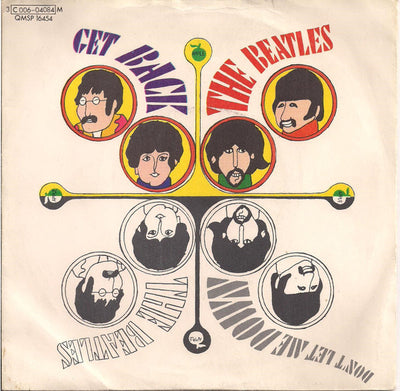 The Beatles With Billy Preston - Get Back / Don't Let Me Down (7", Single, BIE)