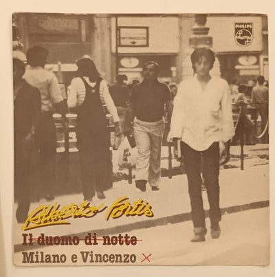 Alberto Fortis - Il Duomo Di Notte / Milano E Vincenzo (7")
