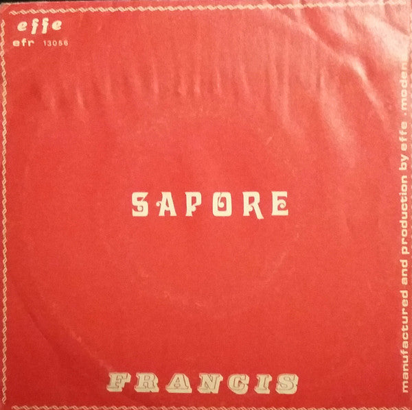Francis - Sapore (7")