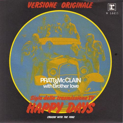 Pratt & McClain With Brotherlove - Happy Days (7", Single)