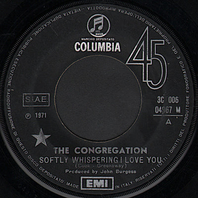 Congregation - Softly Whispering I Love You (7")