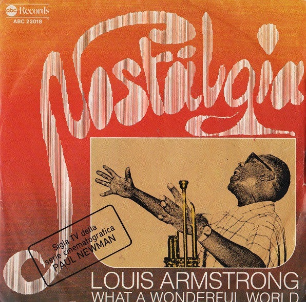 Louis Armstrong - What A Wonderful World (7")