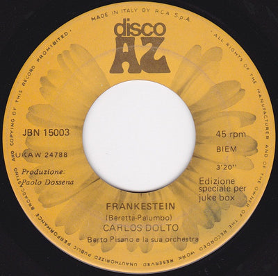 Carlos - Frankestein (7", Mono, Jukebox)